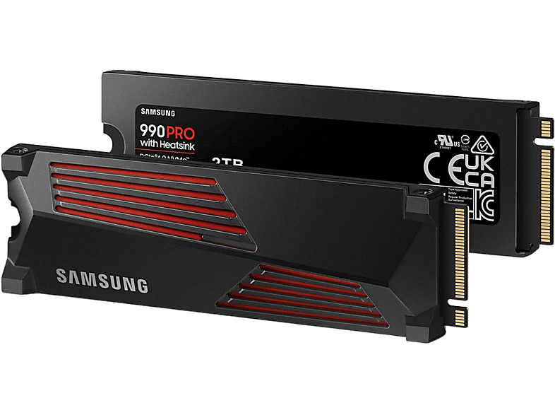 Samsung Interne Ssd-schijf 2 Tb Pro Heatsink Pcie 4.0 Nvme M.2 (mz-v9p2t0gw)