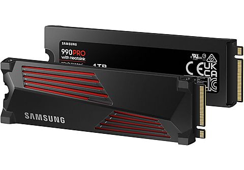 SAMSUNG Interne SSD-schijf 2 TB PRO Heatsink PCIe 4.0 NVMe M.2 (MZ-V9P2T0GW)