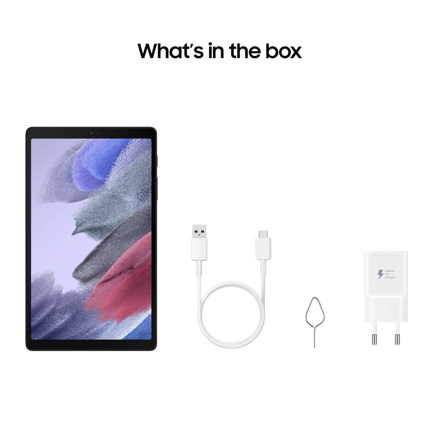SAMSUNG Galaxy Tab A7 Lite 32 GB Zwart - Studio100 Bundel
