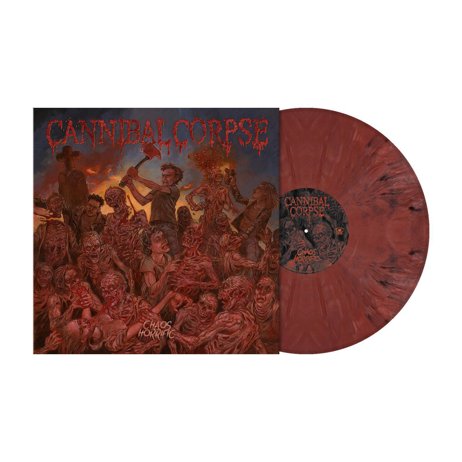 Cannibal Corpse (burned Horrific marbled) flesh - Chaos - (Vinyl)