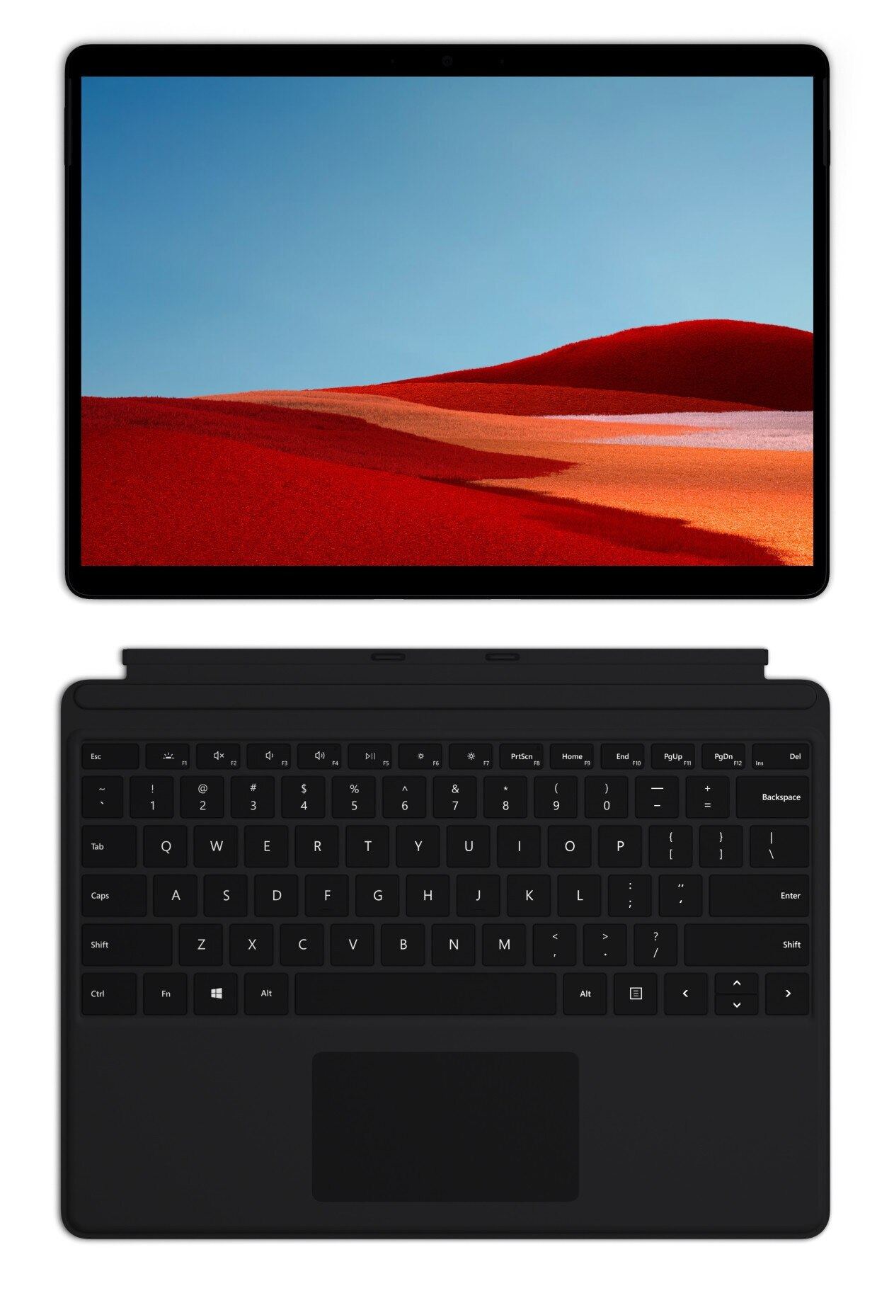 Klawiatura MICROSOFT Surface Pro X Keyboard SC Czarny QJW-00025
