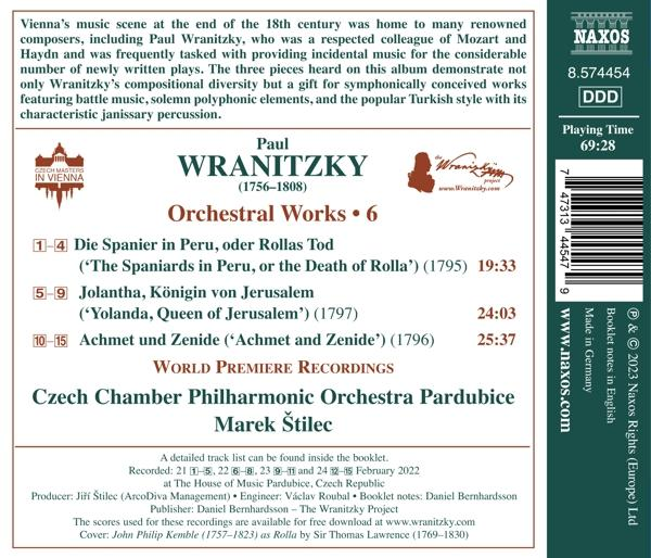 Marek/czech Chamber Po Pardubice Stilec - Orchesterwerke,Vol.6  - (CD)