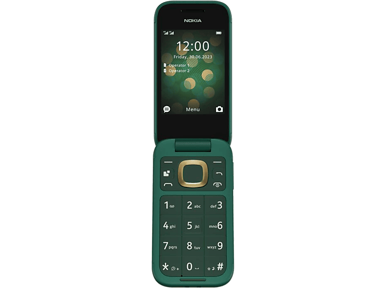 NOKIA 2660 4G FLIP DualSIM Zöld Kártyafüggetlen Mobiltelefon