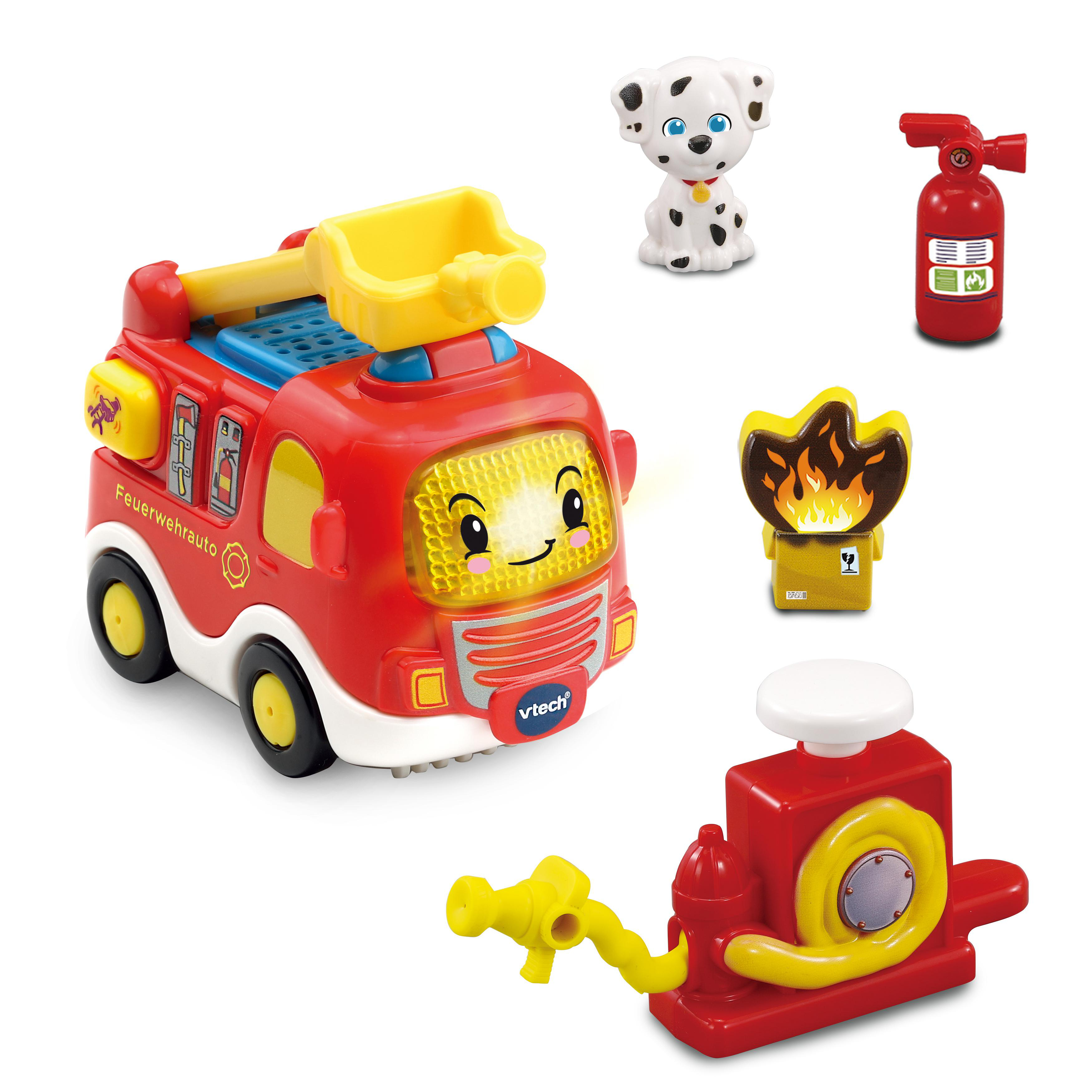 VTECH Tut Tut Baby Flitzer - Feuerwache Spielzeugauto, Mehrfarbig