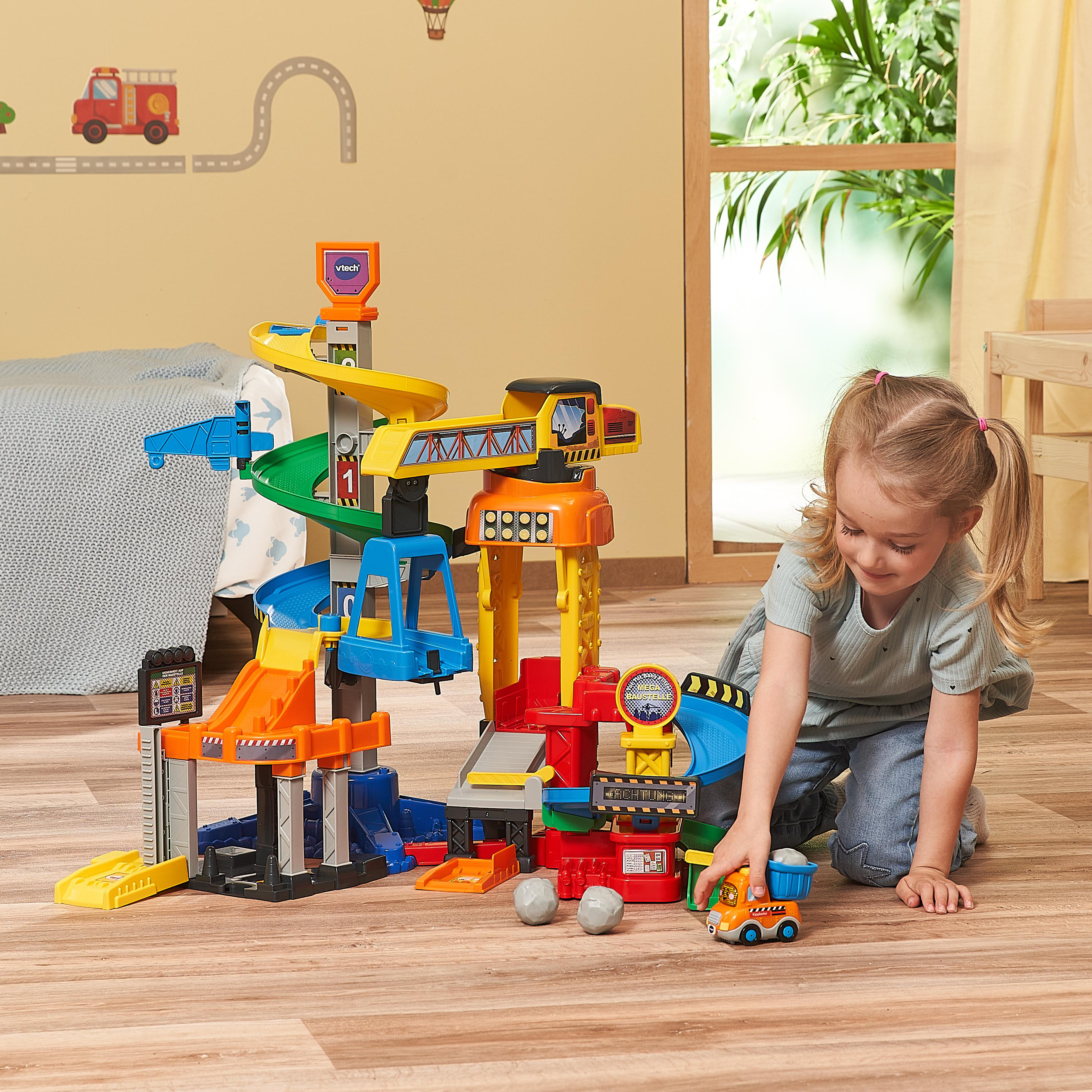 VTECH Tut Tut Baustelle Mehrfarbig Mega Spielzeugauto, - Baby Flitzer