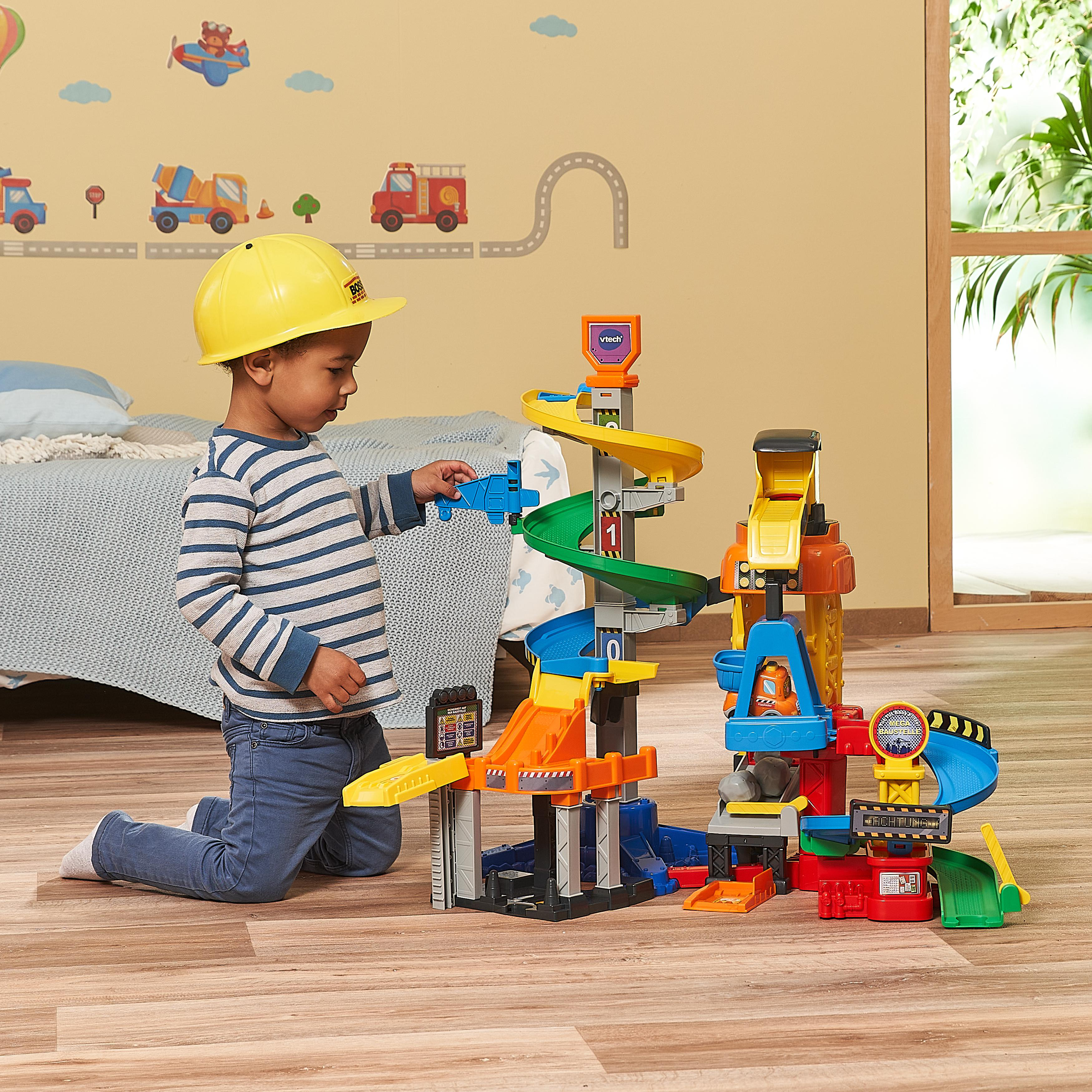 VTECH Tut Tut Baustelle Mehrfarbig Mega Spielzeugauto, - Baby Flitzer