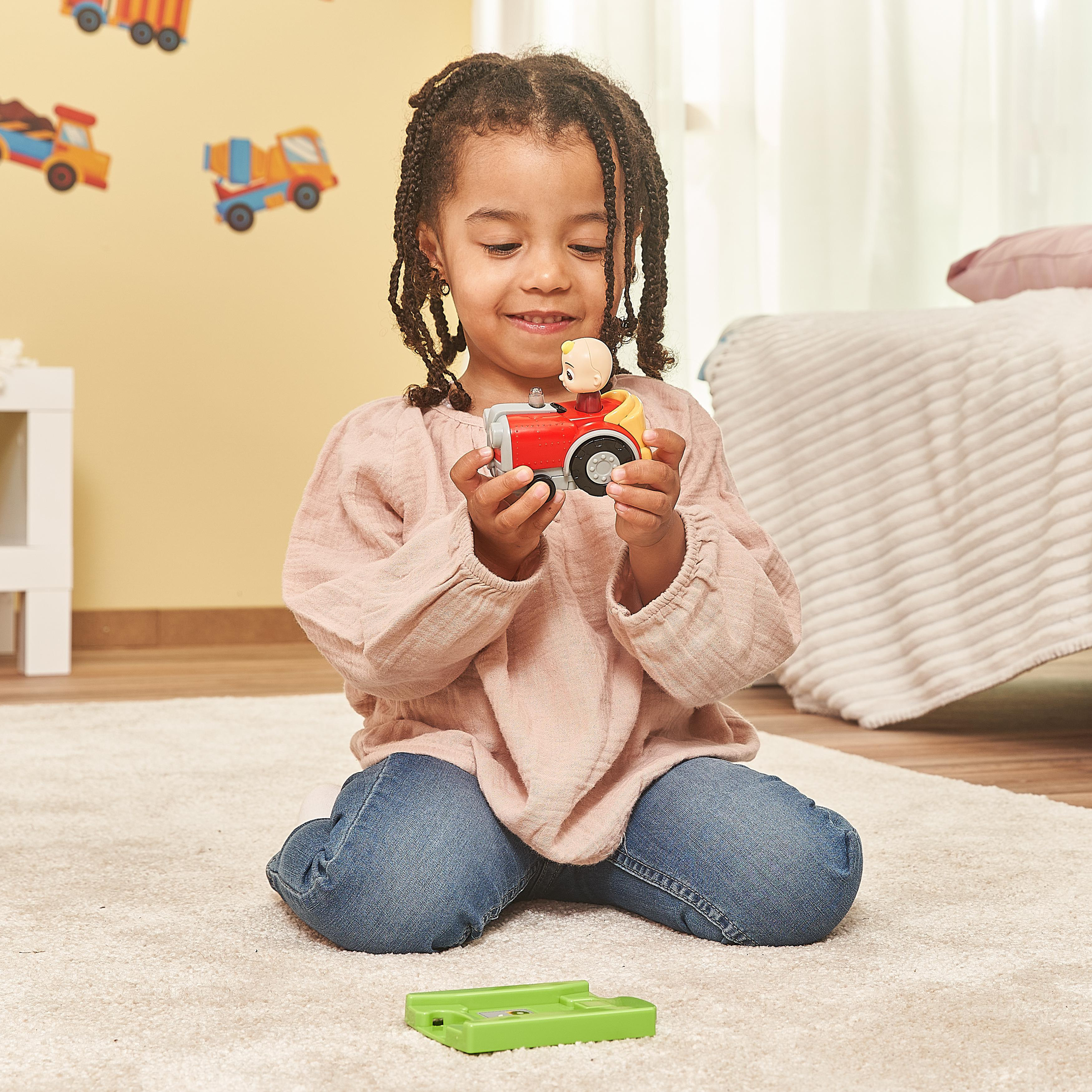 VTECH Tut Tut Baby Flitzer - CoComelon JJs Traktor inkl. Schiene Spielset, Mehrfarbig