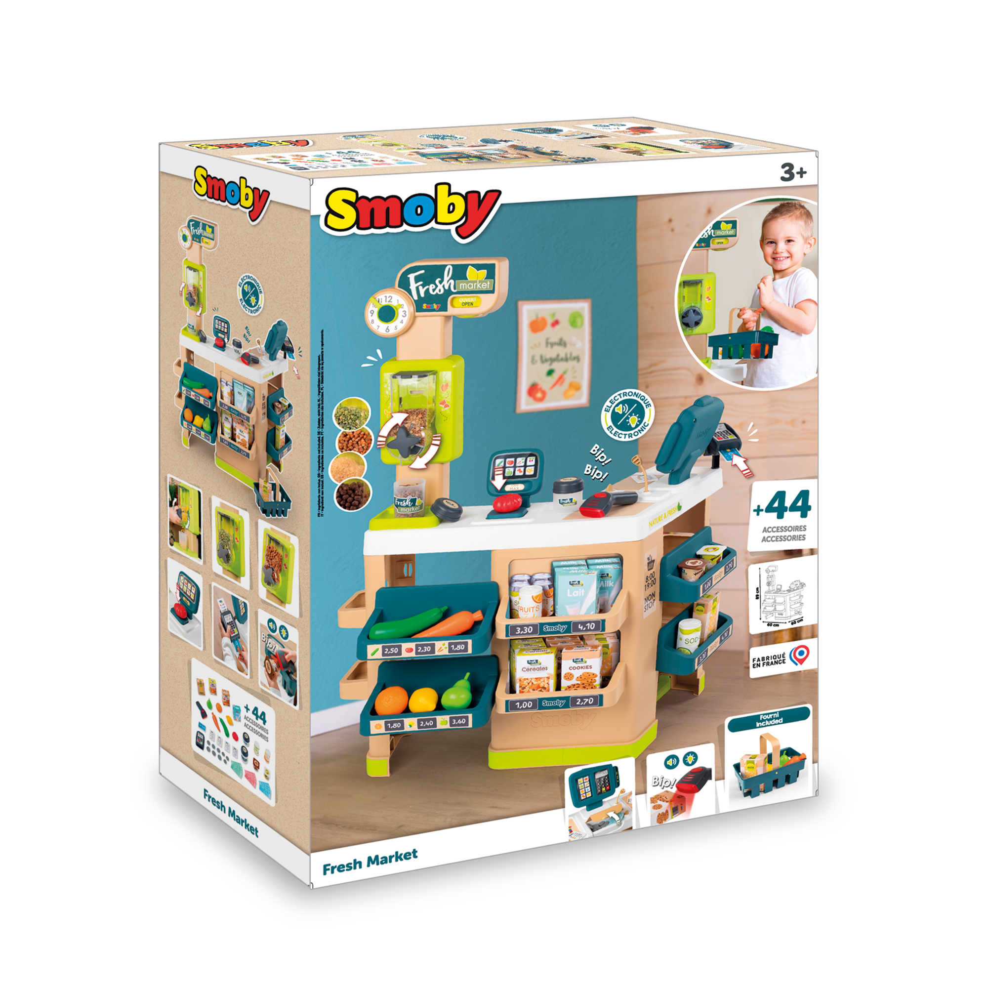 SMOBY Supermarkt Fresh Spielset Market Mehrfarbig