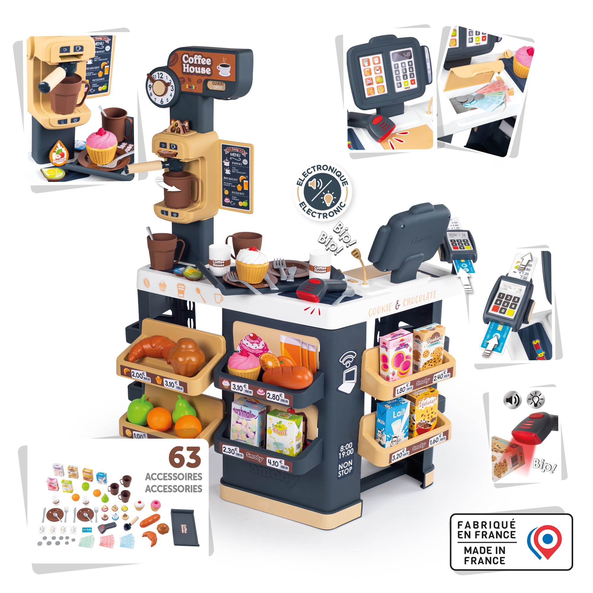SMOBY Coffee House Spielset Mehrfarbig