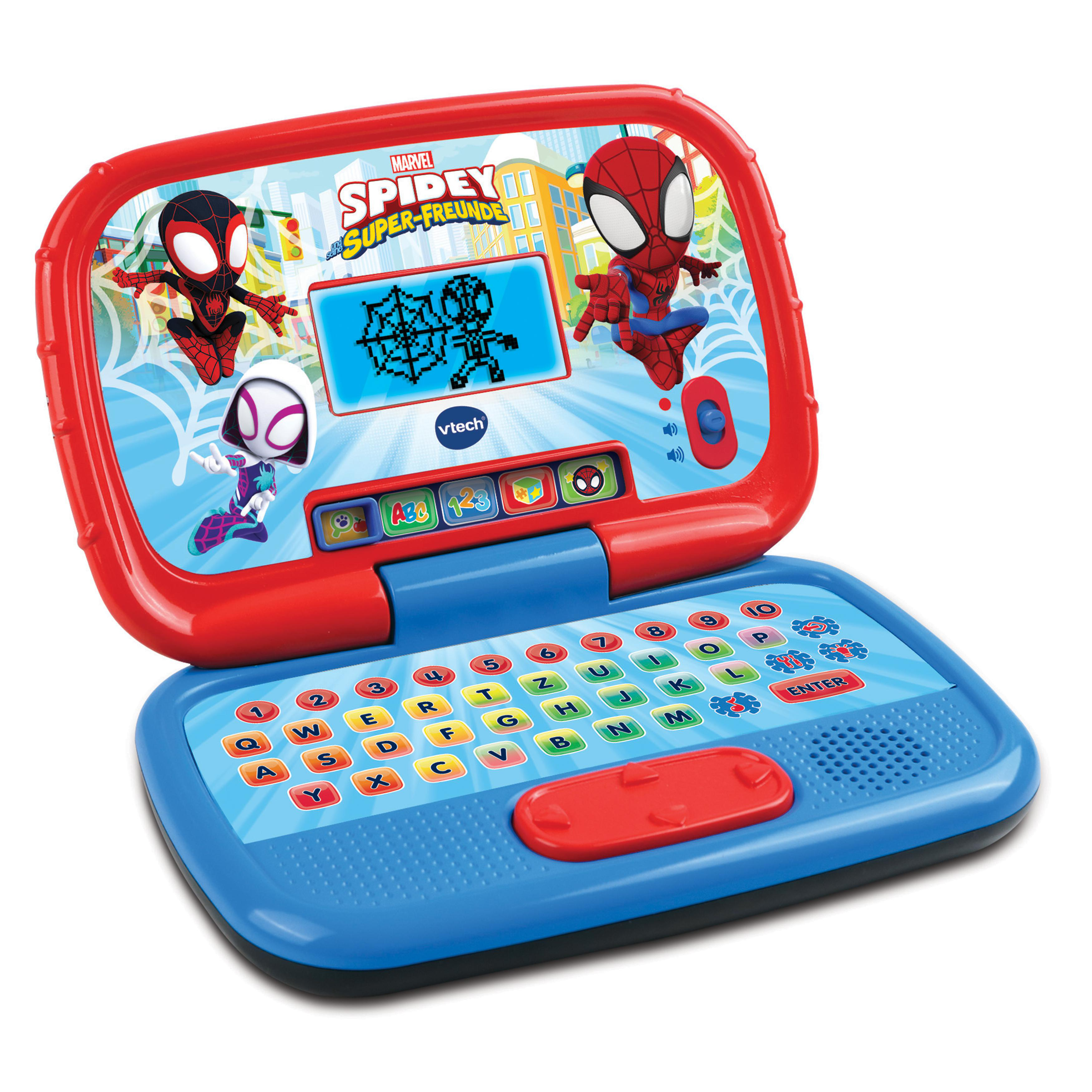VTECH Spidey und Mehrfarbig seine Lernlaptop Super-Freunde Kinderlernlaptop, 
