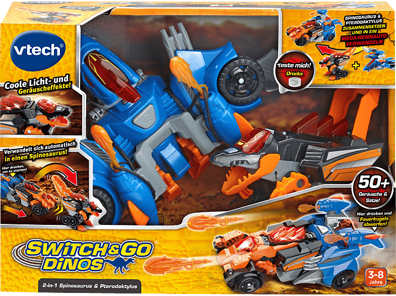 Transformer Toy VTech Switch Go Dinos Brok The Brachiosaurus