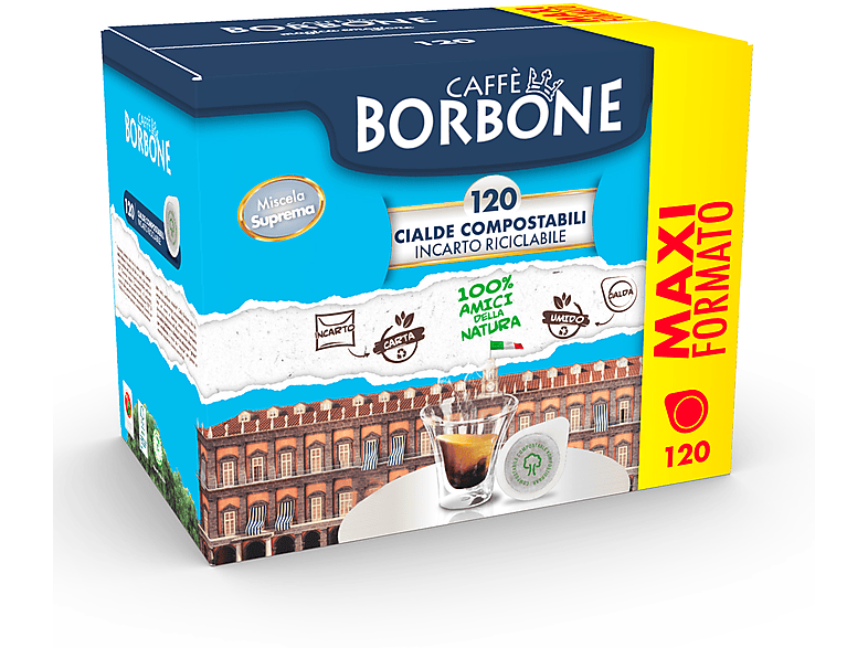 Caffè Borbone Caffè in cialde E.s.e Miscela Suprema 120Pz