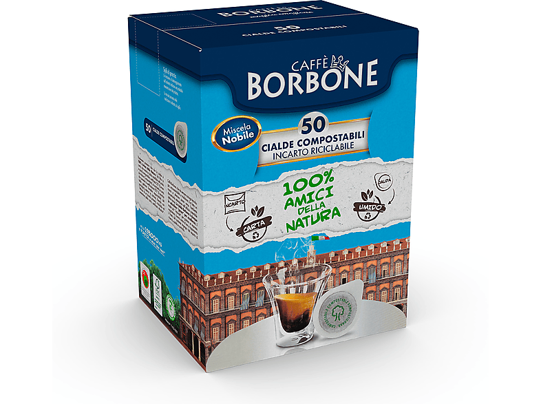 Caffè Borbone Caffè in cialde E.s.e Miscela Nobile 50Pz