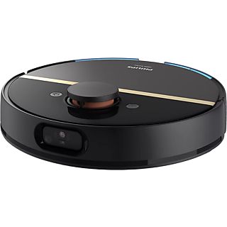 PHILIPS HomeRun 7000 Series Aqua - Robot aspirapolvere e lavapavimenti (Nero)