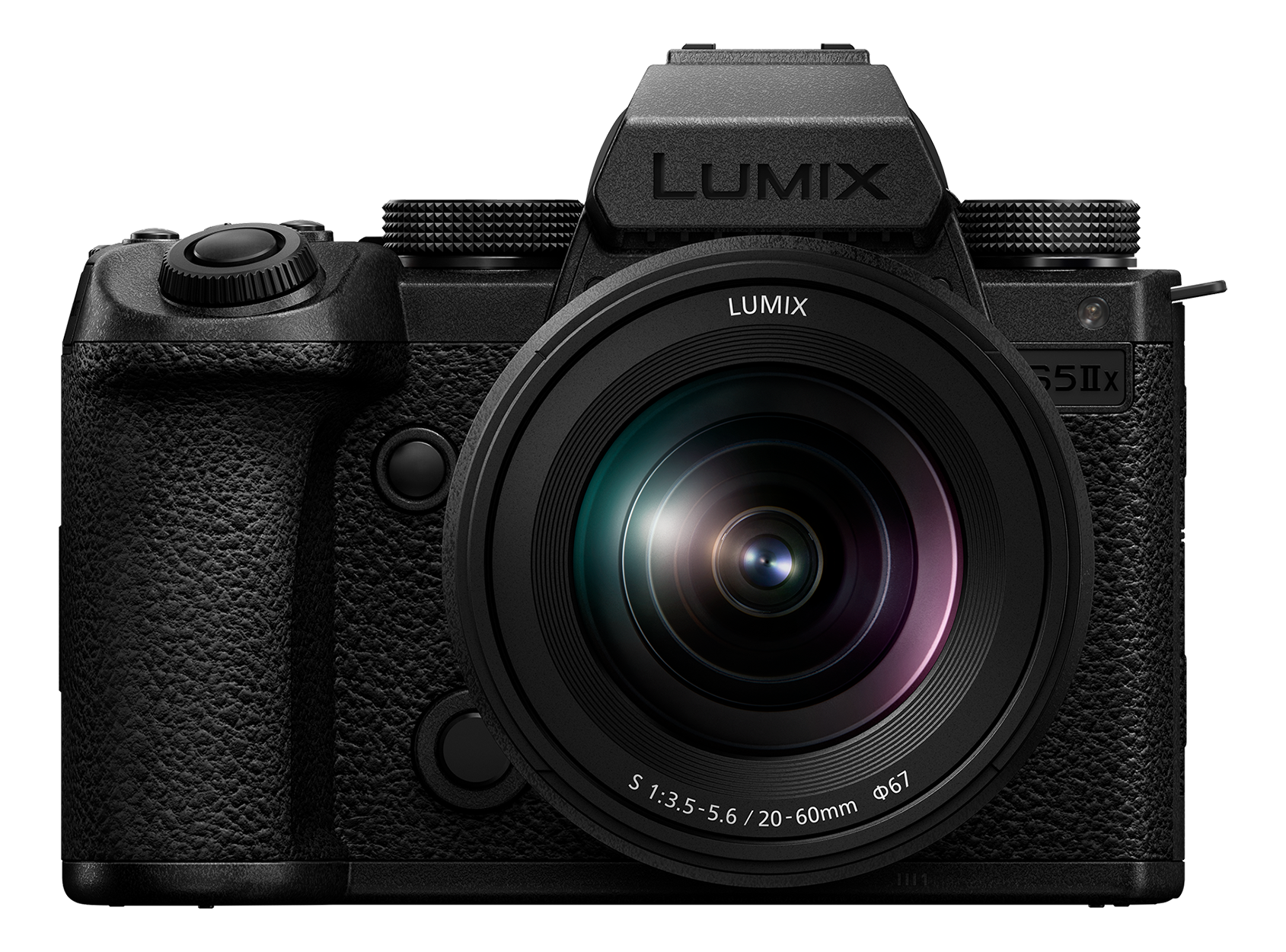 PANASONIC LUMIX S5M2X Body + LUMIX S 20-60 mm F3.5-5.6 - Systemkamera Schwarz