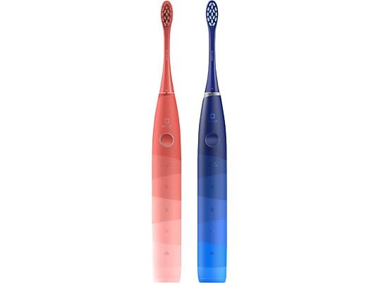 OCLEAN Find Duo Set - Brosse à dents sonique (Rouge, bleu)