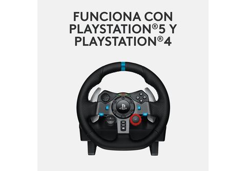 Volante  Logitech G G29 + Auriculares gaming ASTRO A10, PlayStation 5 y  4/PC, Micrófono volteable, Control de volumen, Force Feedback, Negro y  Blanco