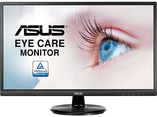 ASUS VA249HE - Monitor, 23.8 ", Full-HD, 60 Hz, Schwarz