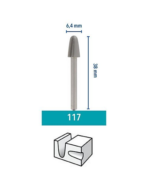 Egy fém fogászati fúró rajza, méretekkel és egy fogászati eszköz blokkdiagramjával.