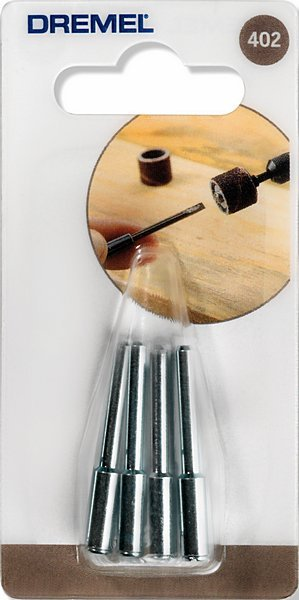 Dremel szerszám tartozékok átlátszó műanyag csomagolásban.