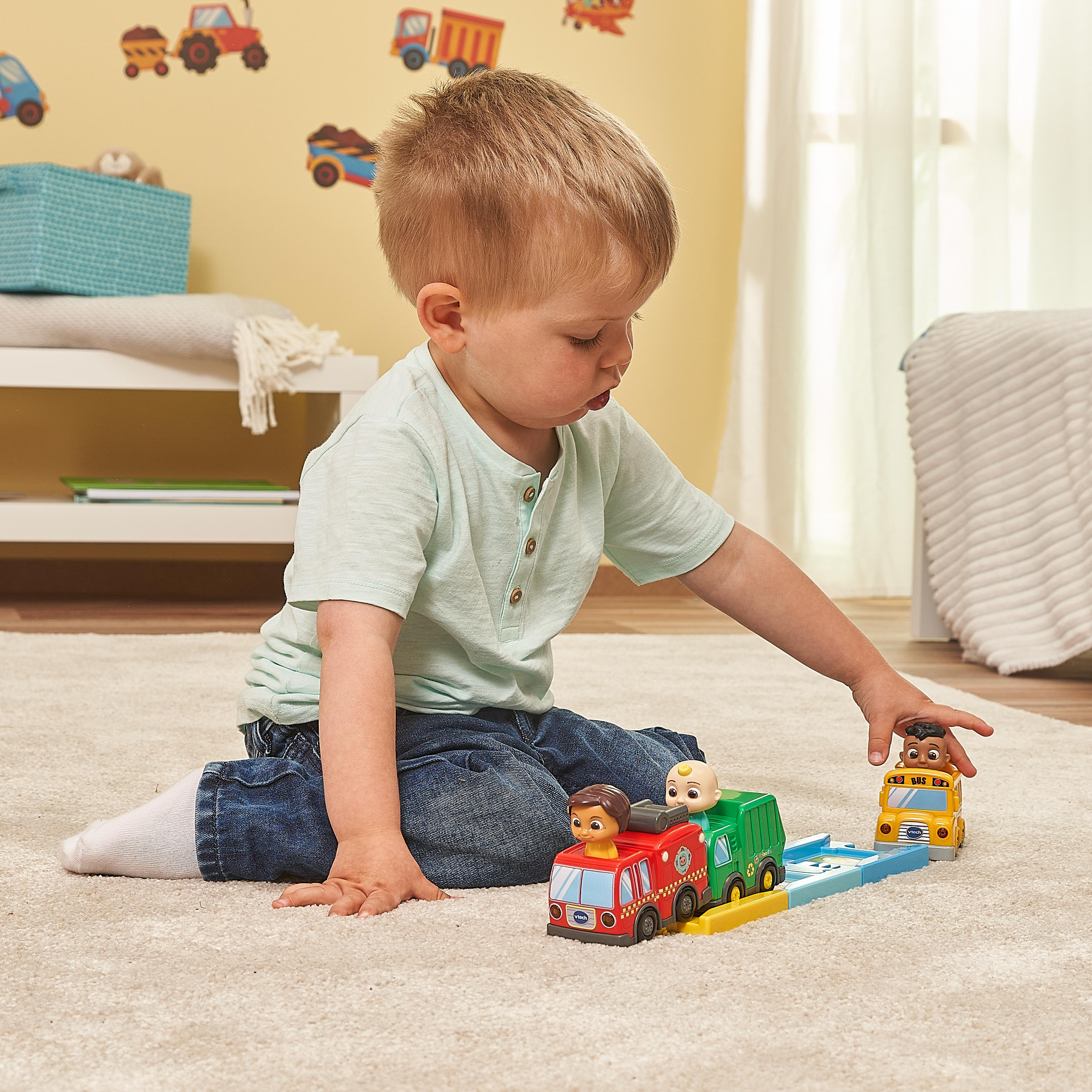 VTECH Tut Tut Baby Flitzer - CoComelon Codys Schulbus inkl. Schiene Tut Tut Baby Flitzer, Mehrfarbig