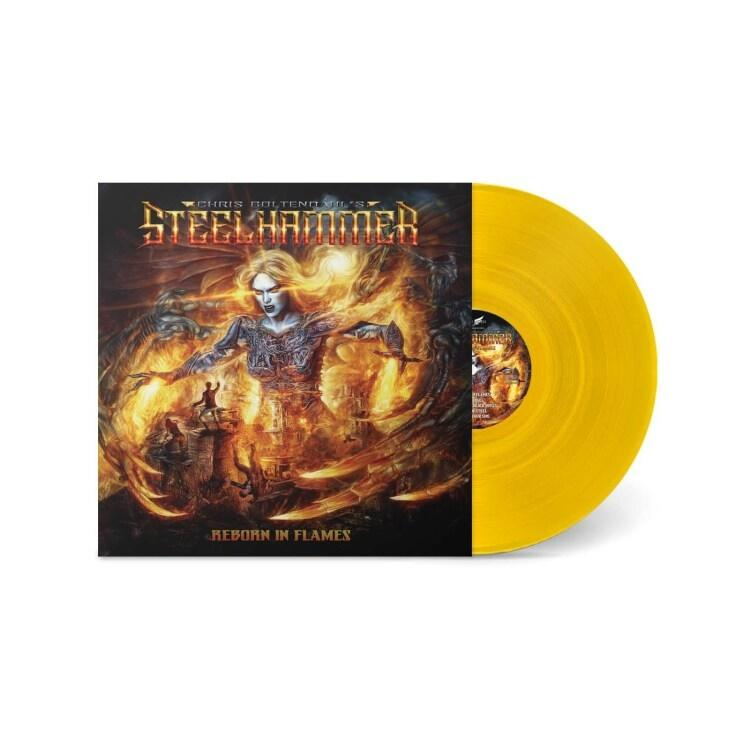 Chris Bohltendahl\'s Steelhammer In Sun (Vinyl) - LP) - Reborn Yellow Flames (Ltd