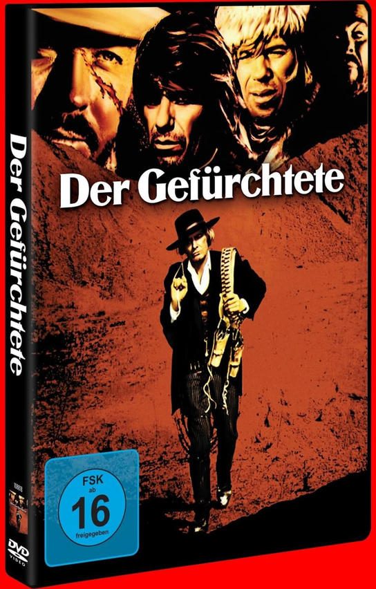 DVD-Hülle für einen Film. Es zeigt die Gesichter von vier Männern und einen Mann im Anzug.