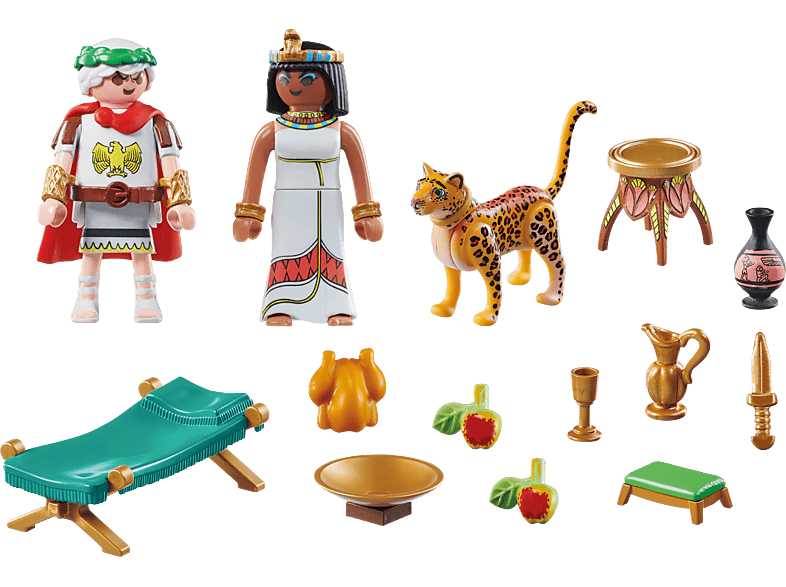 Thumbnail - PLAYMOBIL 71270 Asterix: Cäsar und Kleopatra Spielset, Mehrfarbig