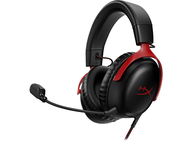 HYPERX Cloud III, Over-ear Gaming Headset Schwarz/Rot