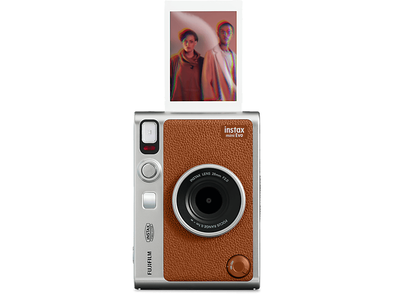 Evo Brown FUJIFILM mini Sofortbildkamera, INSTAX