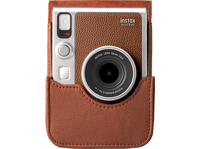 FUJIFILM INSTAX mini Evo Kameratasche, Brown Kompaktkamera-Taschen $[für INSTAX  mini Evo Sofortbildkamera]$ | MediaMarkt