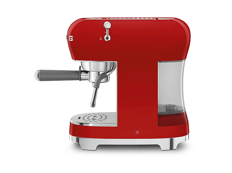 Smeg ECF 02 RDEU Espressomaschine (Rot, 1350 Watt, 15 bar) — Foto 2 von 5