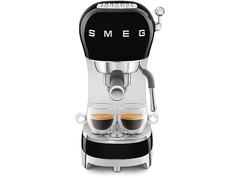Smeg ECF02BLEU Espressomaschine (Schwarz, 1350 Watt, 15 bar)
