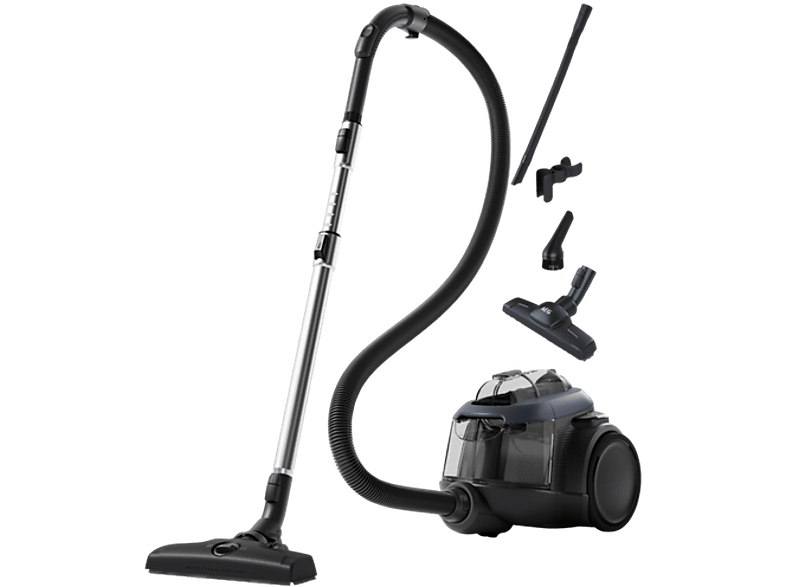 AEG AL61C3DB, 700 W, depósito 1.6 l, Ciclónica, 74 dB, Azul denim