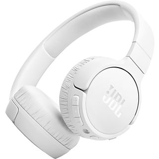 Auriculares inalámbricos - JBL Tune 670 NC, Supraaurales, Cancelación de ruido, Plegables, Hasta 70h, Blanco