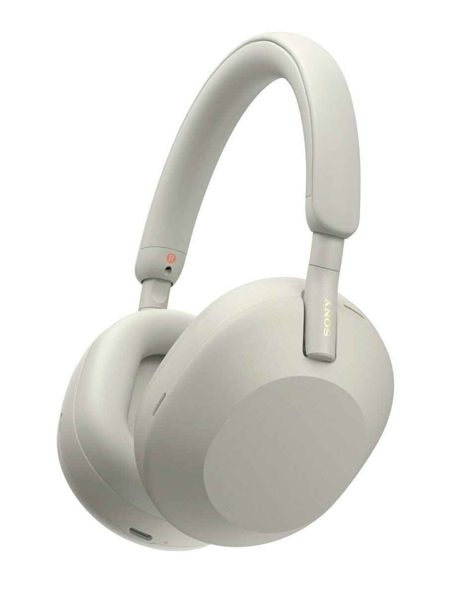 Słuchawki bezprzewodowe SONY WH-1000XM5 ANC Srebrny | MediaMarkt