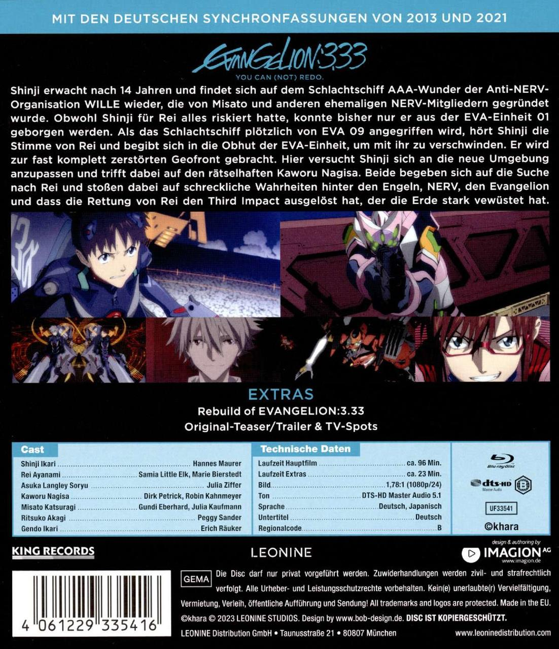 (Not) Blu-ray You Redo Can Evangelion 3.33