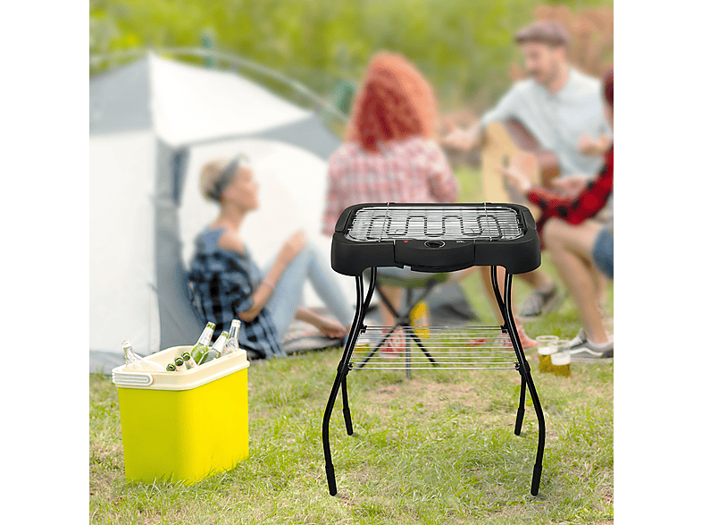 OK. OSG 3210 BBQ Elektrogrill, Schwarz (2000 Watt)
