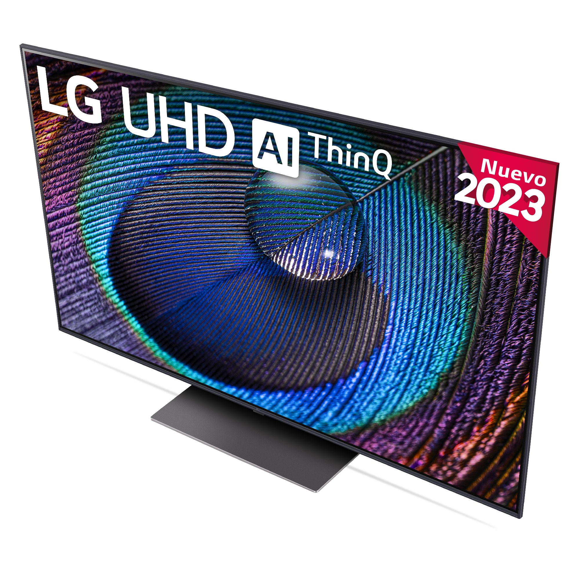 TV LED 55" - LG 55UR91006LA, UHD 4K, Inteligente  α5  4K Gen6, Smart TV, DVB-T2 (H.265), Calibración TV incluida,Azul ceniza