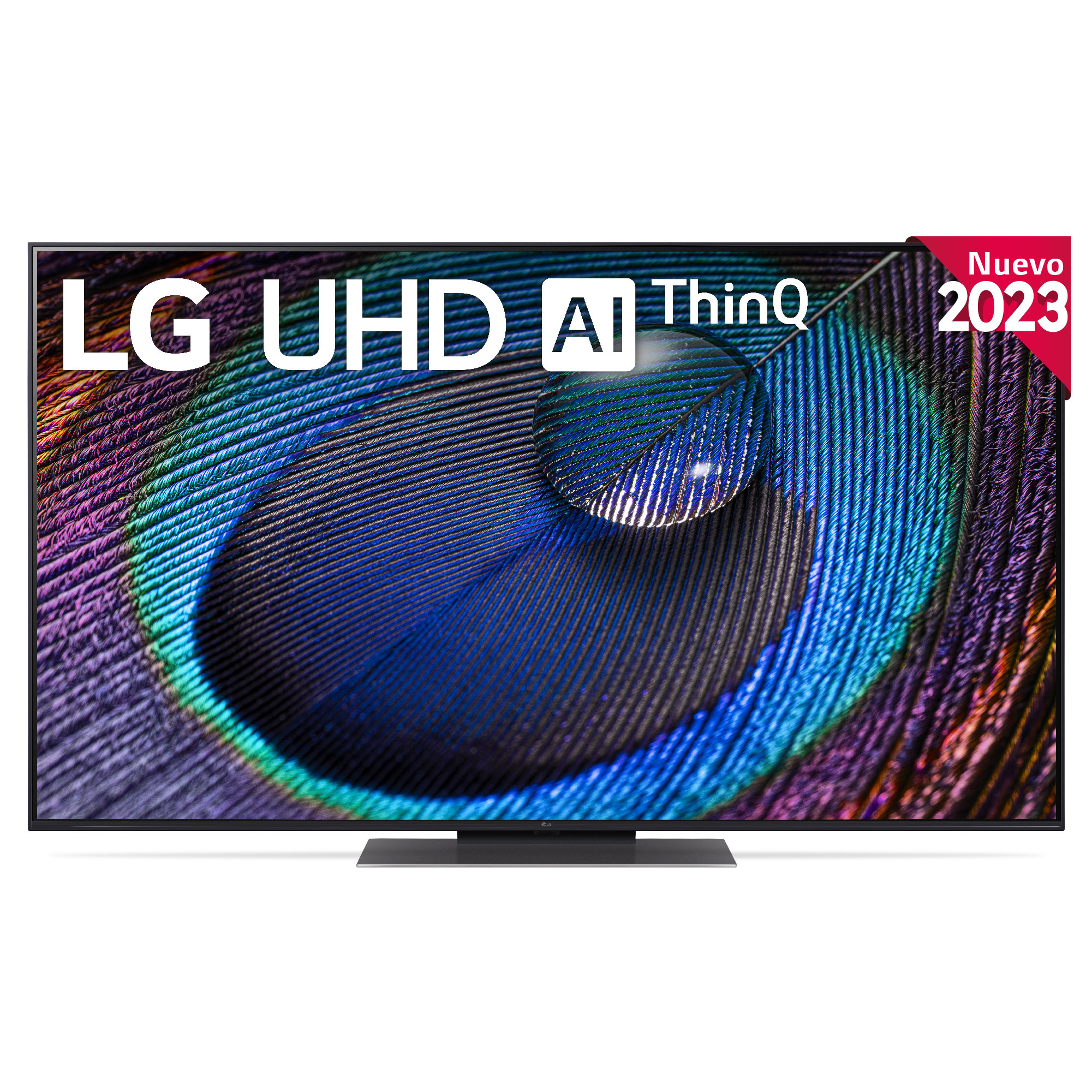 TV LED 55" - LG 55UR91006LA, UHD 4K, Inteligente α5  4K Gen6, Smart TV, DVB-T2 (H.265), Calibración TV incluida,Azul ceniza