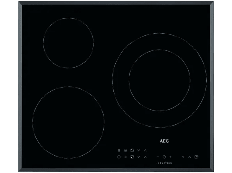 MIDEA Placa Inducción 3 fuegos 60 cm 7200 W - Cocina Inducción Integrada  con Panel de control tactil - Placas de Inducción para Encimera con Función