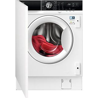 Lavadora integrable - AEG LFN7G8434F, 8 kg, 1400 rpm, Tecnología ProSense, Función Vapor, Blanco panelable