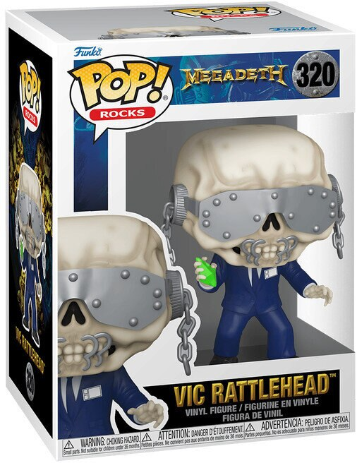 Figurka FUNKO POP Megadeth POP! 320 Rocks Vic Rattlehead