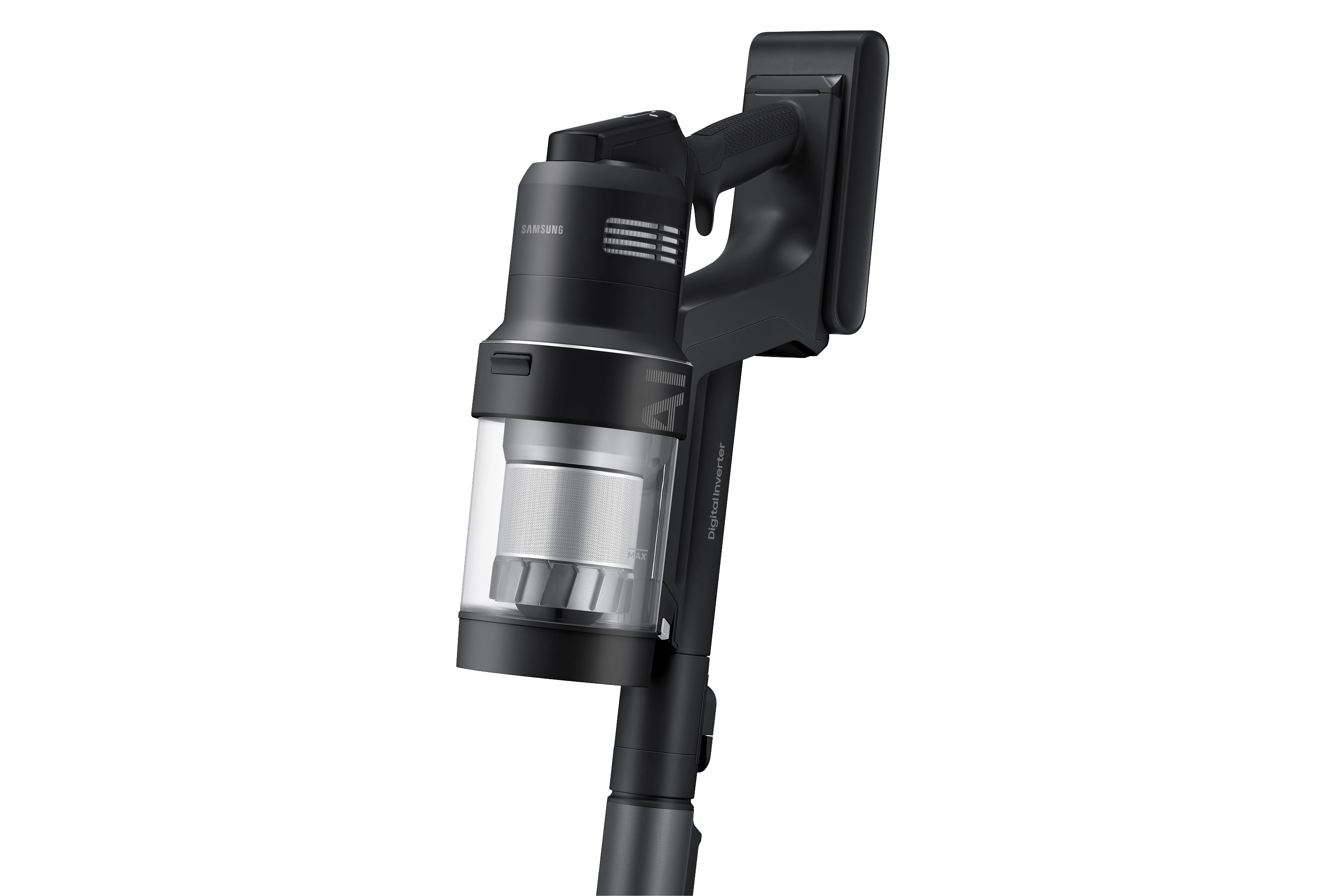SAMSUNG VS28C9784QK/GE BESPOKE JET A.I Akku Staubsauger (0,5 l, Akkulaufzeit: bis zu 160 Minuten, Satin Black)