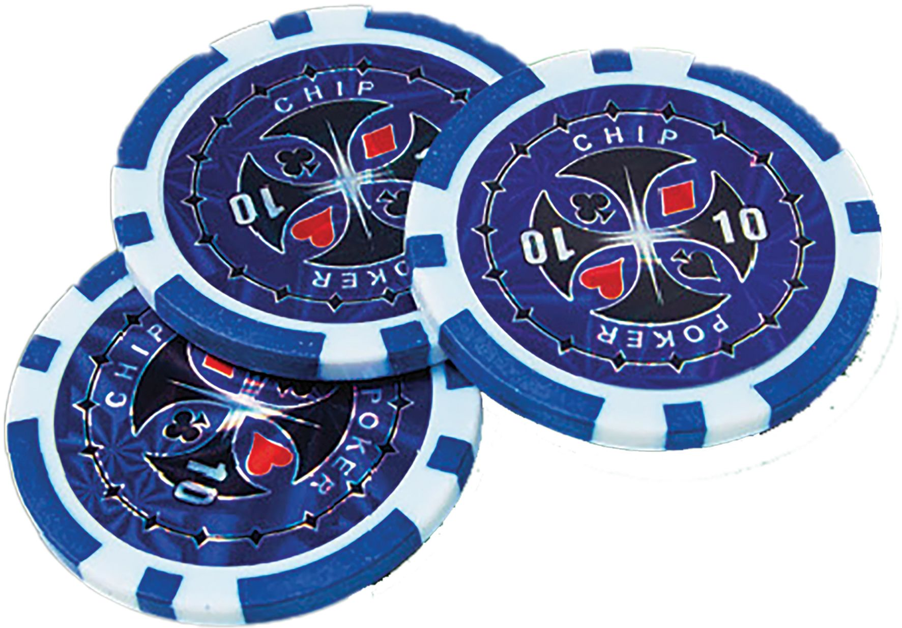 NATURAL GAMES Poker-Set im Aluminiumkoffer, 300 Chips Kartenspiel Mehrfarbig