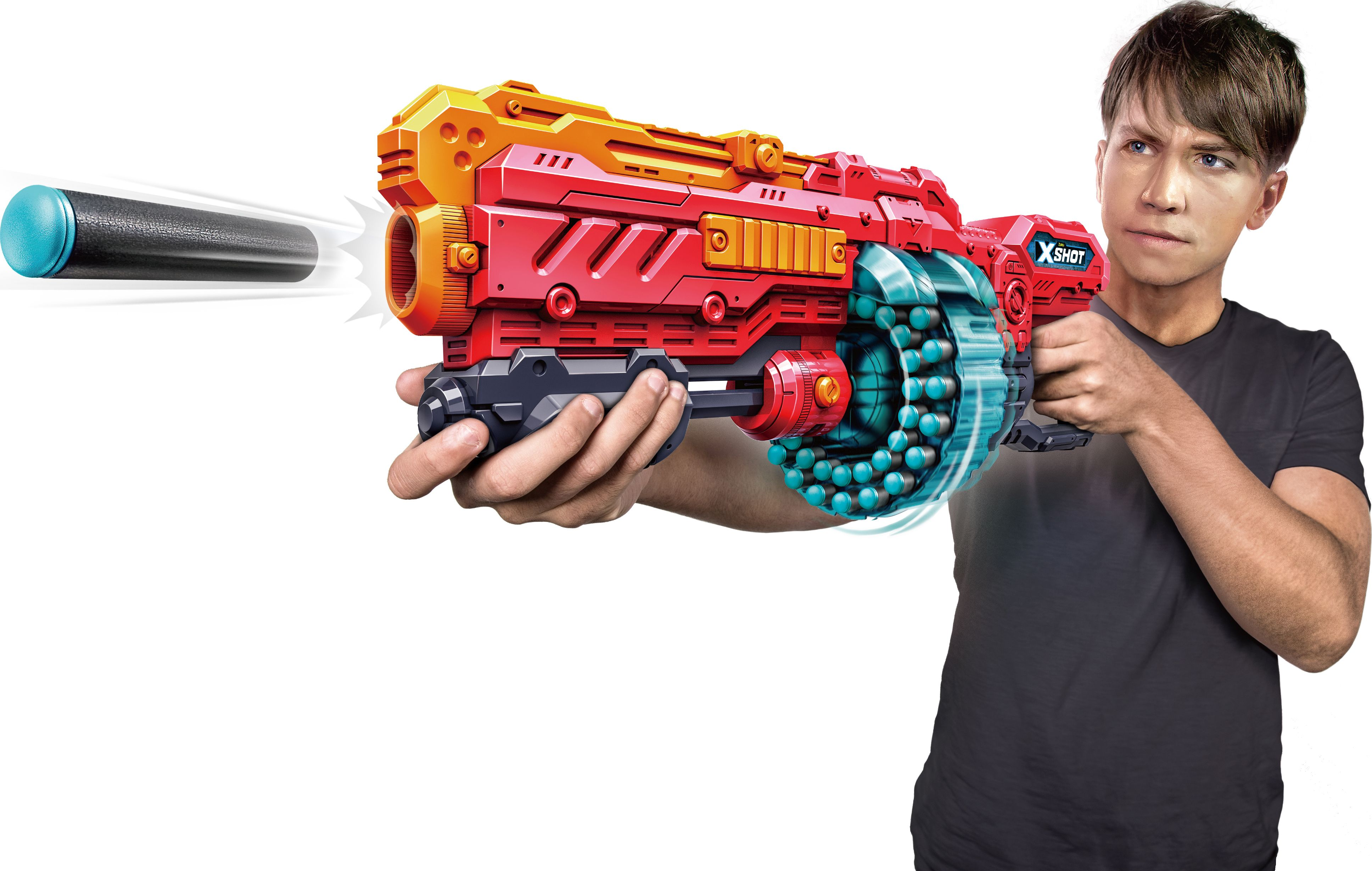 ZURU X-Shot - Excel Turbo Advance Blaster mit Darts Blaster Mehrfarbig