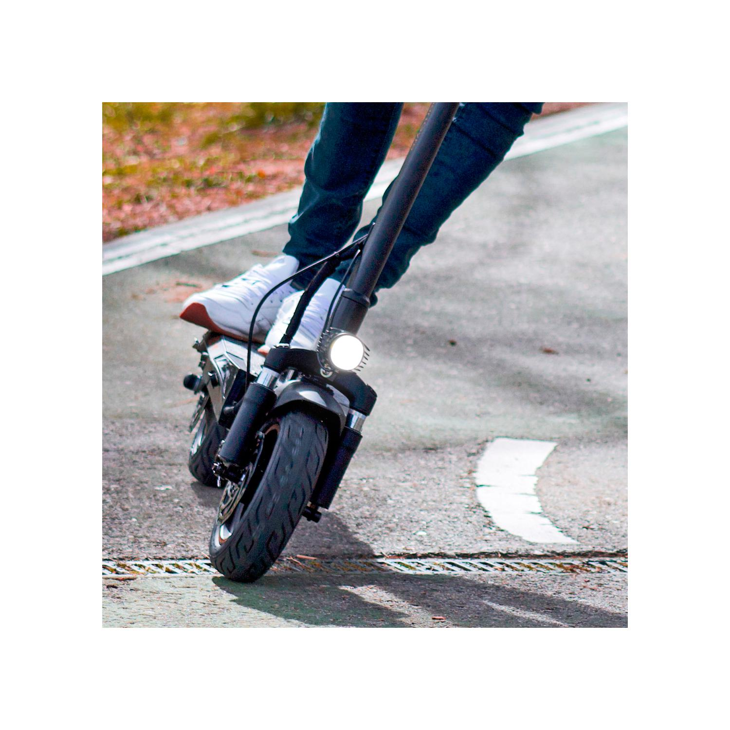 Patinete eléctrico - SmartGyro Rockway Pro, 10", Potencia máxima 1200 W, 25 km/h, Hasta 120 kg, 15000 mAh, 45-50 km, Negro