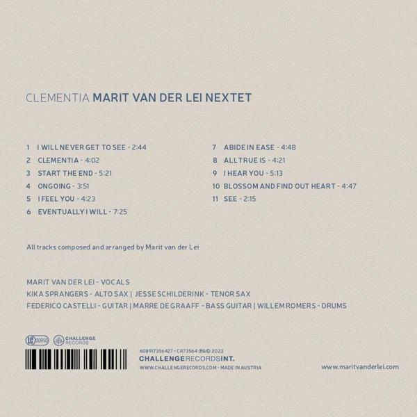 Marit Van Der Lei Nextet - Clementia  - (CD)