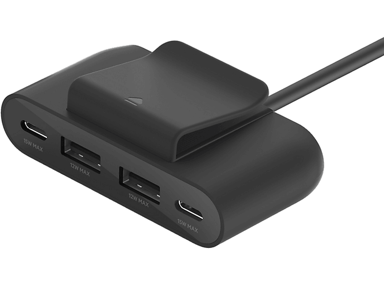 Belkin Hub Usb-a / Usb-c 30 W Zwart (buz001bt2mbkb7)