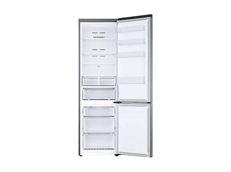 Samsung RB38T607BS9/EF Kühl- und Gefrierkombination (B, 387 l, 2030 mm hoch, Standgerät, Inox) — Foto 3 von 5